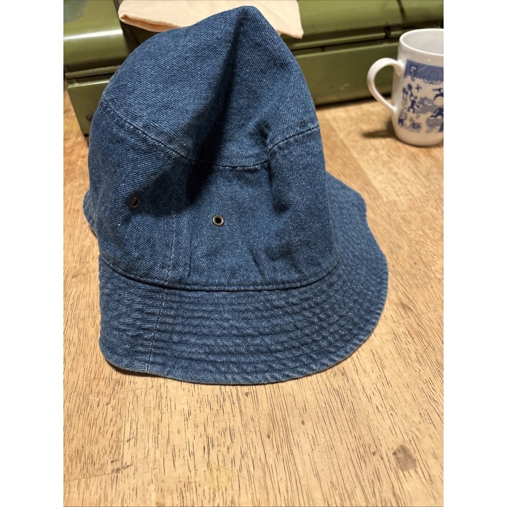 Newhattan Washed Cotton Bucket Boonie Hat Black New With Tags Outdoor Cap S/M